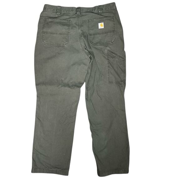 Carhartt Relaxed Fit Pants Men's Size 38x32 Color Grey Great Condition Work - Picture 5 of 5